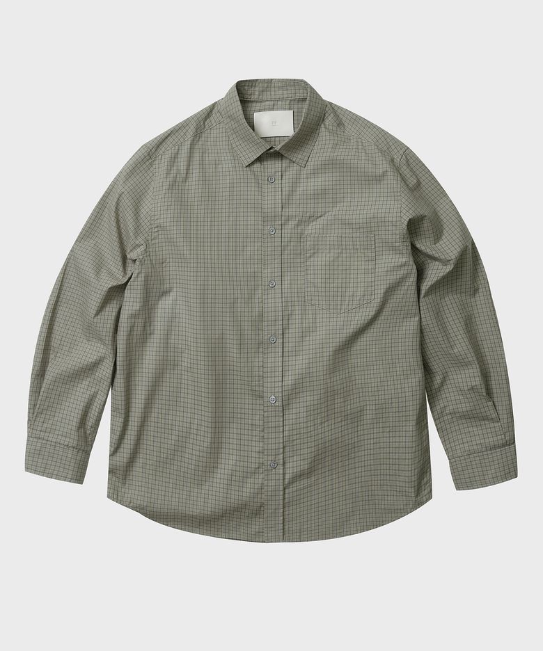 OP 타입라이터 셔츠, OLIVE