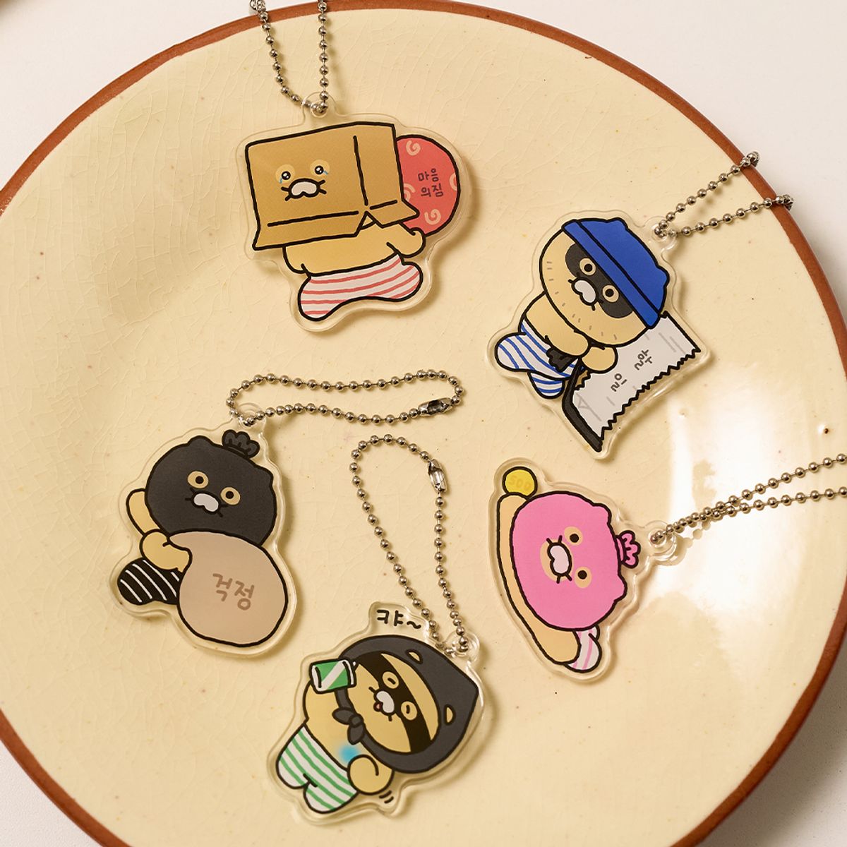 카카오프렌즈(KAKAO FRIENDS) 도둑춘 랜덤 아크릴 키링_춘식이
