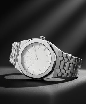 아시에 BW0315-WWSS옥타곤 남자 메탈 손목시계