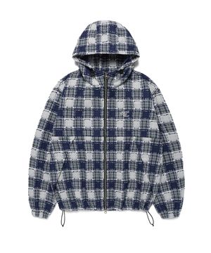 HOODED CHECK WIND BREAKER MULTI(CV2GSUB960A)