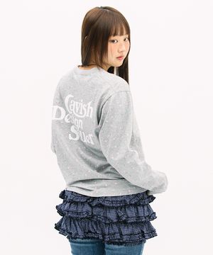 FLOWER SELLER LOGO LS TEE GREY(CV2GSUT551A)