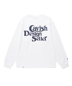 STAR SELLER LOGO LS TEE WHITE(CV2GSUT579A)
