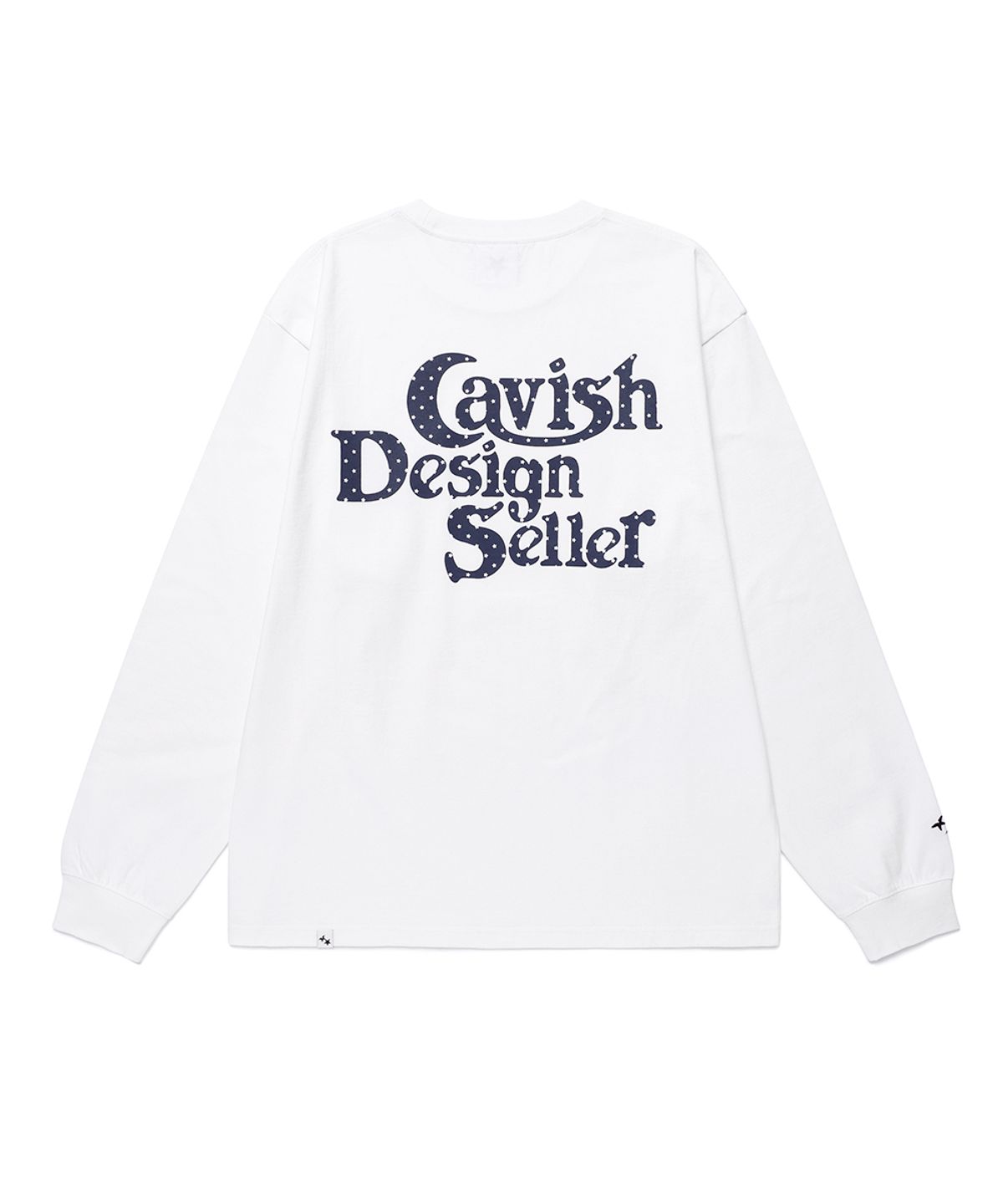 카비시(CAVISH) STAR SELLER LOGO LS TEE WHITE(CV2GSUT579A)