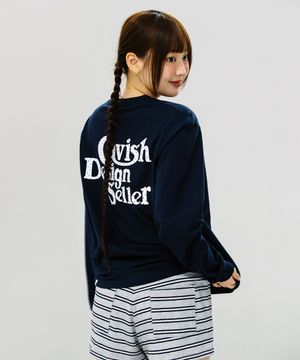 STAR SELLER LOGO LS TEE NAVY(CV2GSUT579A)