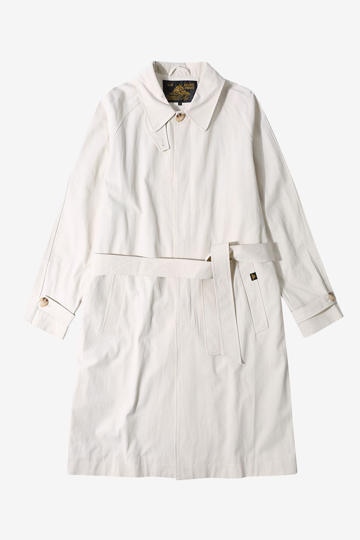 르몽생미셸(LE MONT ST MICHEL) MANUEL - TRENCH COAT_Ivory
