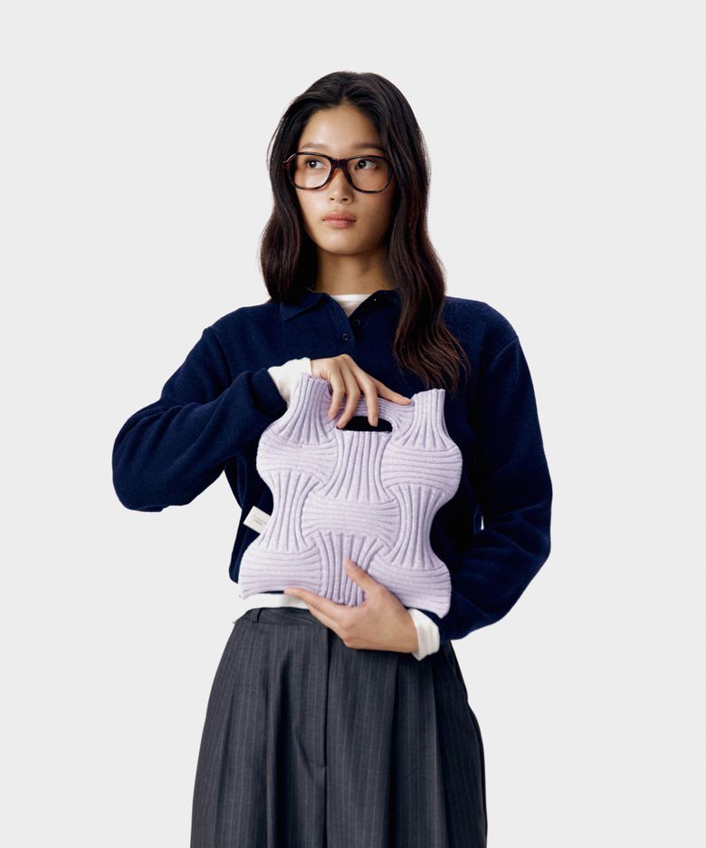 뉴보우백 글리터페일퍼플