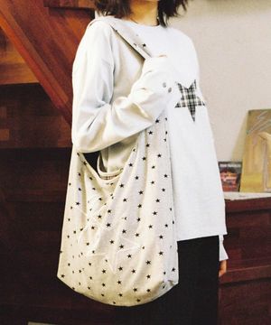 TWIN STAR REVERSIBLE CROSS BAG GREY(CV2GSFAB41A)