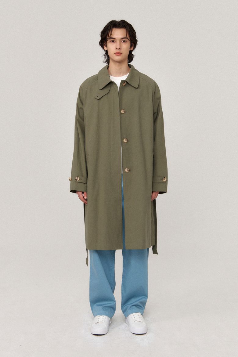 MANUEL - TRENCH COAT_Khaki