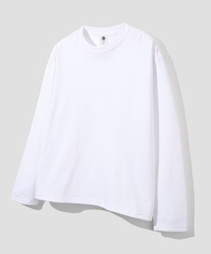 백 인시전 크롭 롱 슬리브 [화이트]