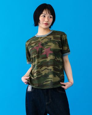 CAMO TWIN STAR RINGER SS TEE CAMO(CV2GMUT506A)