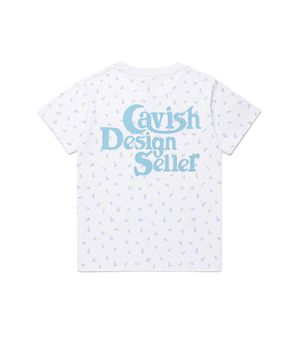 W FLOWER SELLER LOGO SS TEE WHITE(CV2GMFT514A)