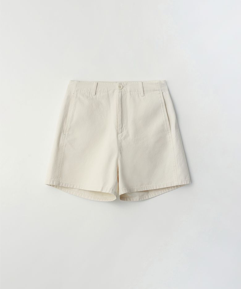 Easy Cotton Shorts(Light beige)
