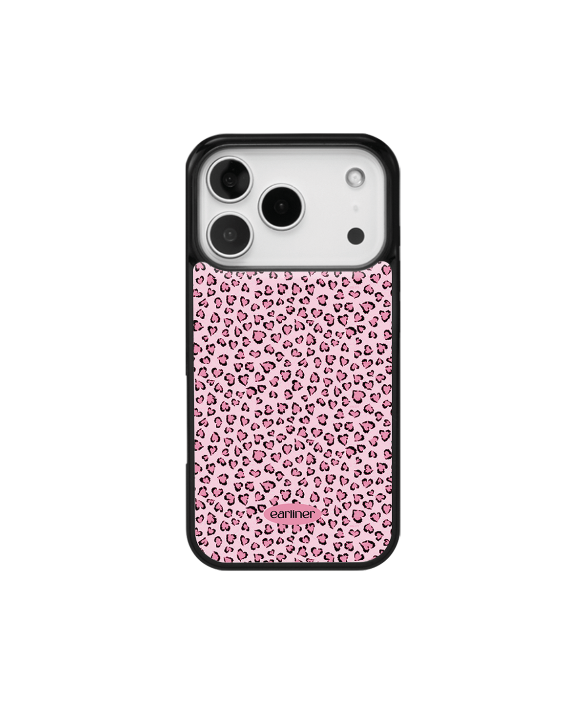 얼리너(EARLINER) [made] pink heart leopard bumper case (+ 맥세이프 케이스)