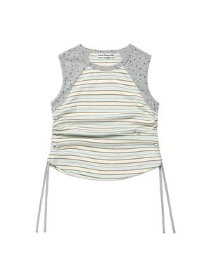 MULTI STRIPED SLEEVELESS BLUE(CV2GMFT581A)