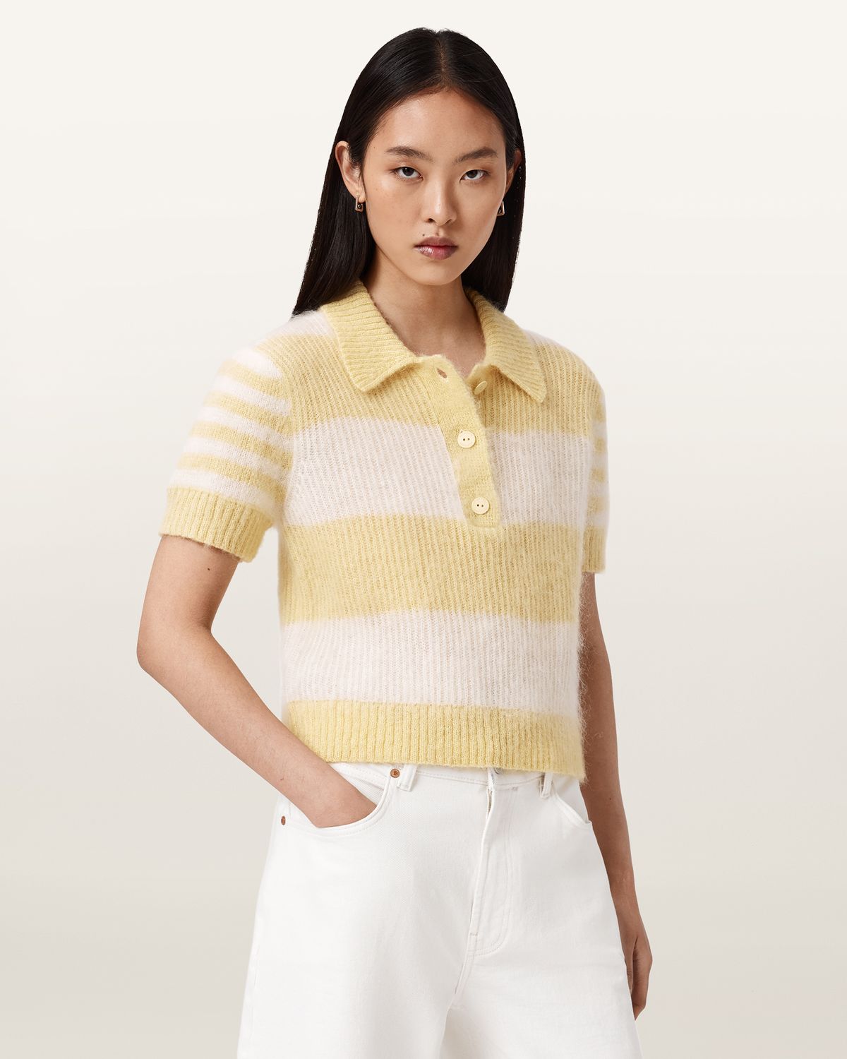 올세인츠(ALLSAINTS) 클렘 폴로 티 W002KE-10372