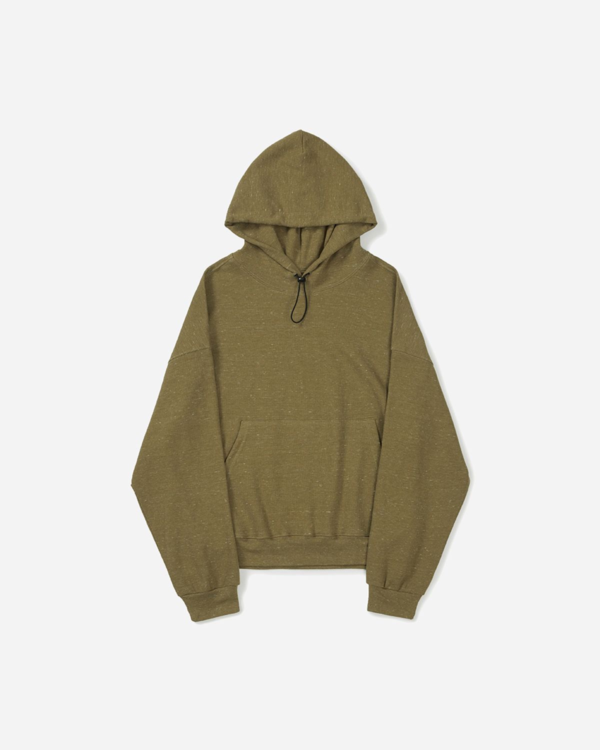 사일런트실러블(SILENTSYLLABLE) Cord waffle hoodie / Moss khaki