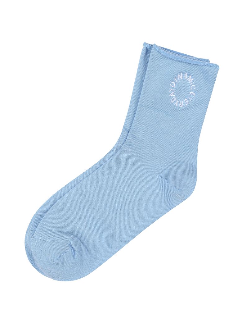 여성 무압박 쿼터삭스_Sky Blue YWA24S11B2
