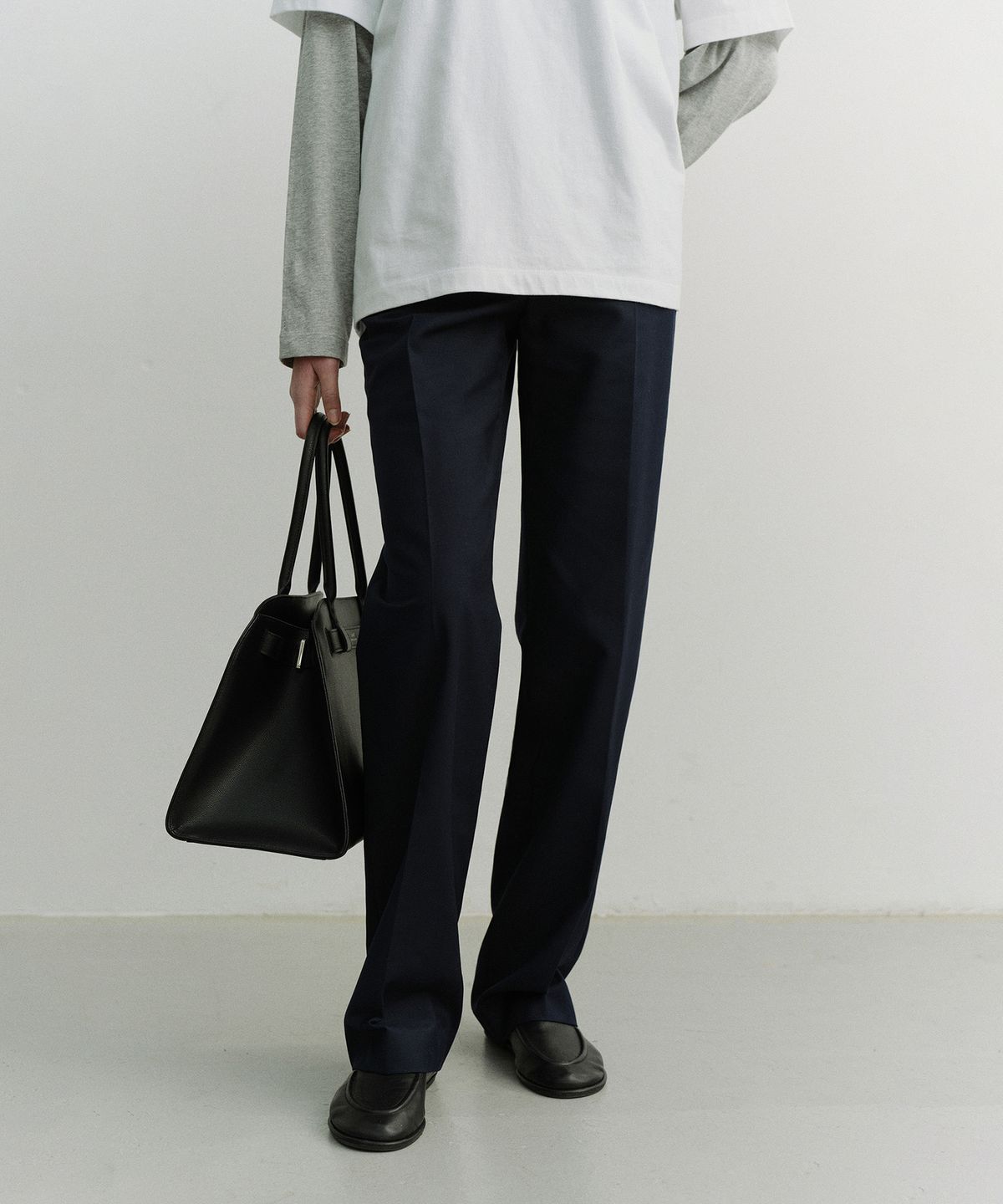 던스트(DUNST) STRAIGHT SLACKS_UDPA6A202_NAVY