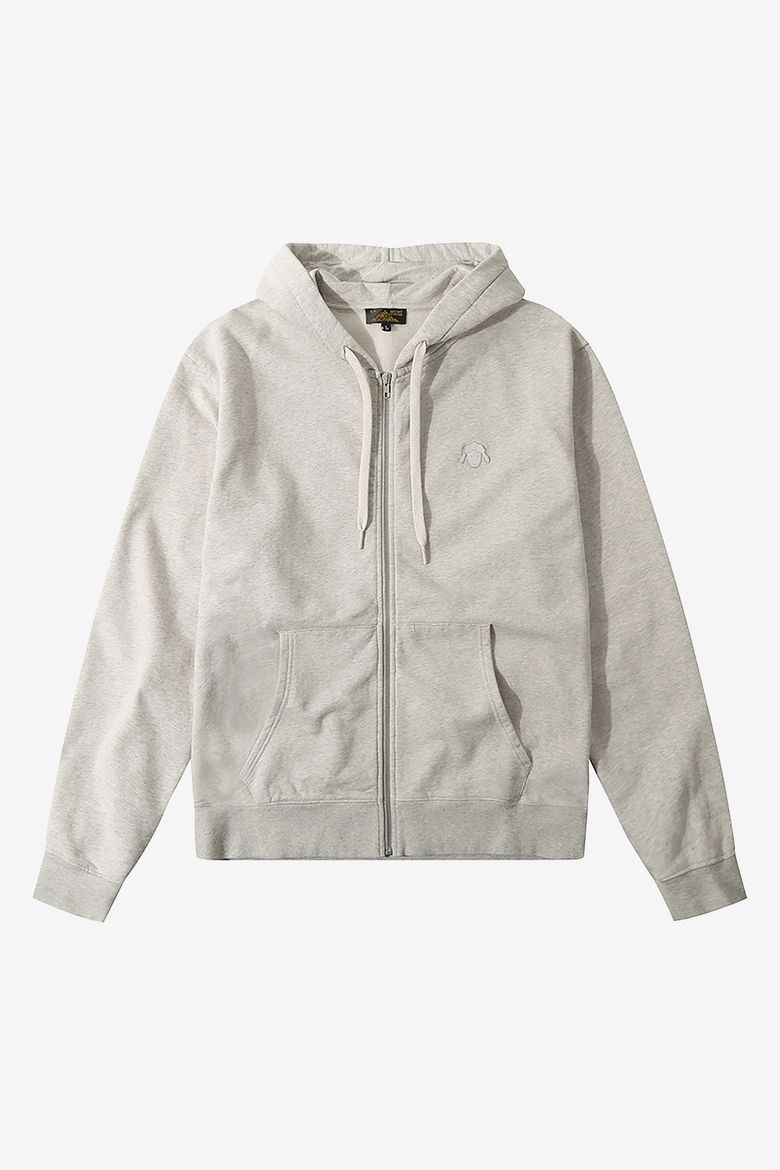 [기모] SYLVIAN-BASIC HOODED ZIP-UP_Light Grey