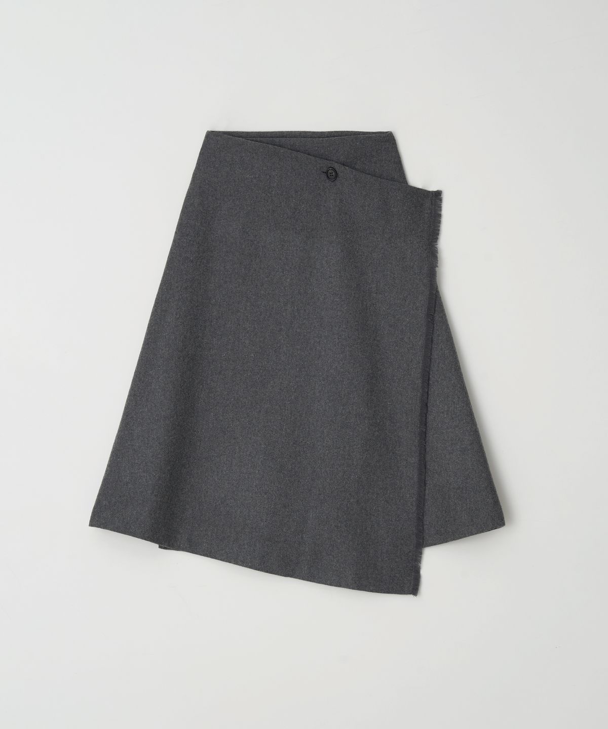 더라이(THERYE) Botton Wrap Skirt(Gray)