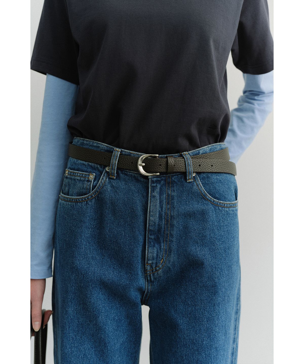 던스트(DUNST) D-BUCKLE CLASSIC BELT_UDBE6E204_ESPRESSO
