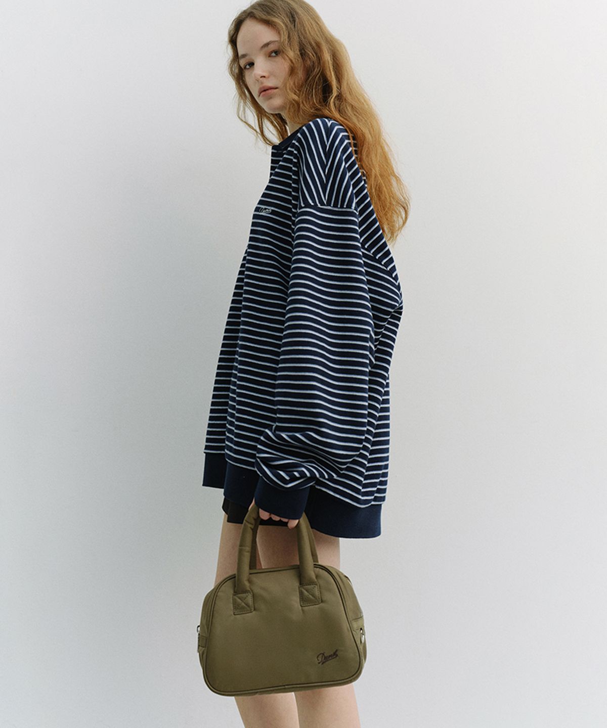 던스트(DUNST) NYLON BOSTON TOTE BAG_UDBA6E212_KHAKI