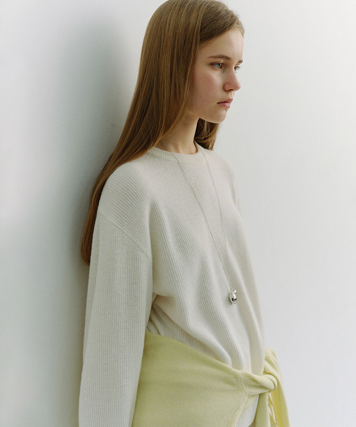 던스트(DUNST) VASE DROP NECKLACE_UDJE6E201_SILVER