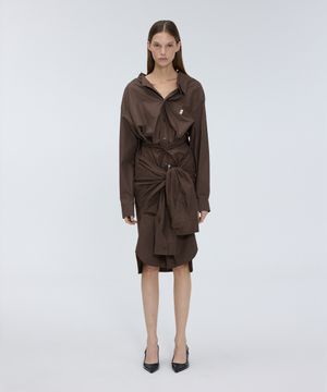 Multi way shirt skirt