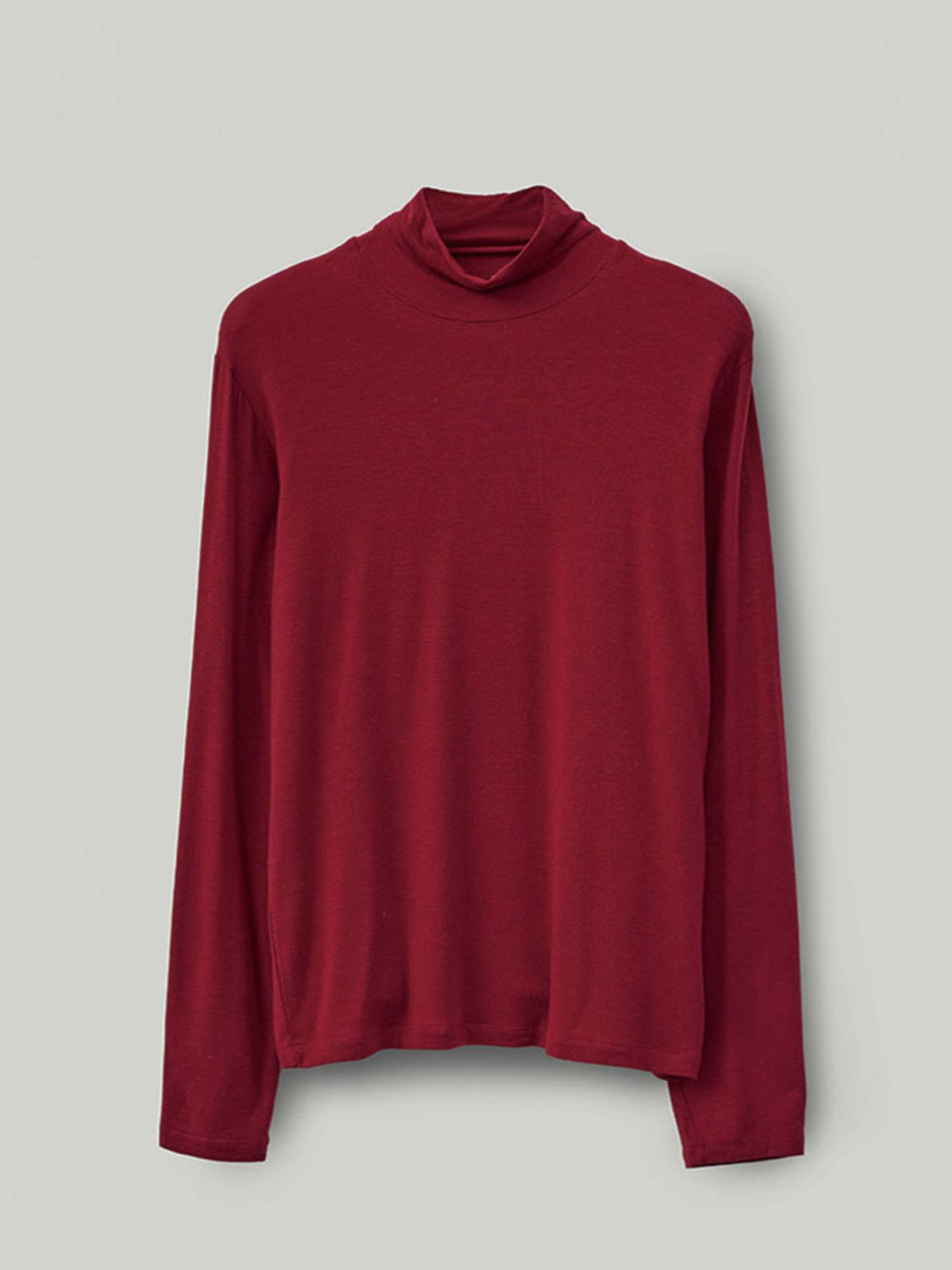 더라이(THERYE) French Turtleneck Top(Red)
