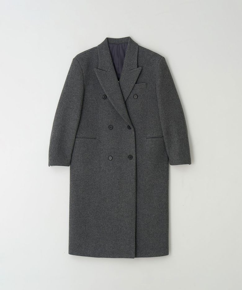 Double Wool Coat(Gray)