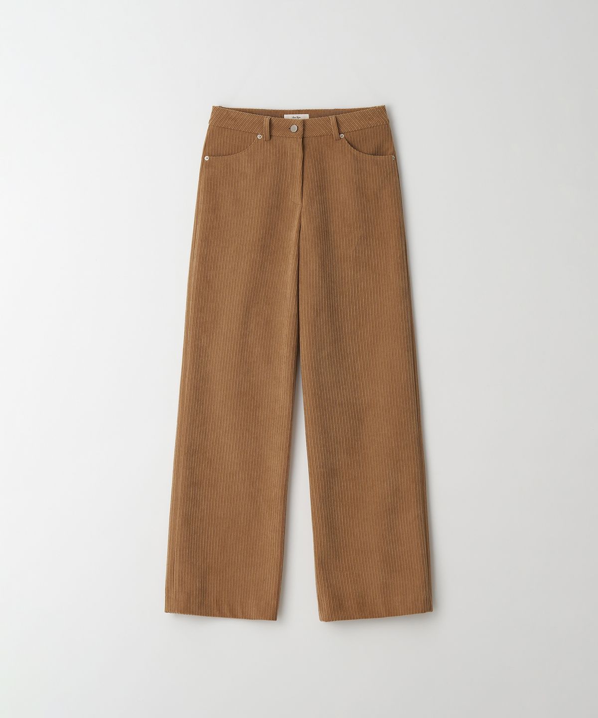 더라이(THERYE) Corduroy Wide Pants(Camel)
