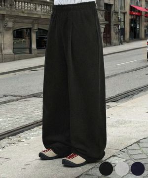 원턱 와이드 트레이닝 팬츠[3COLORS]