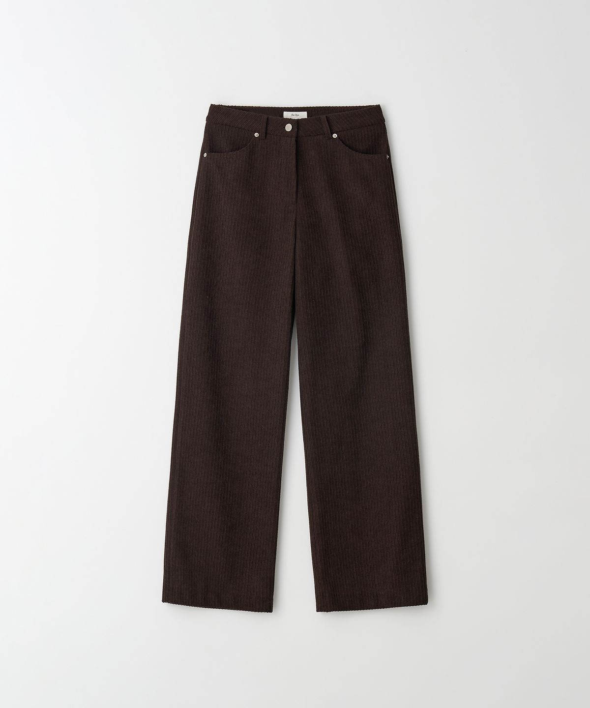 더라이(THERYE) Corduroy Wide Pants(Brown)