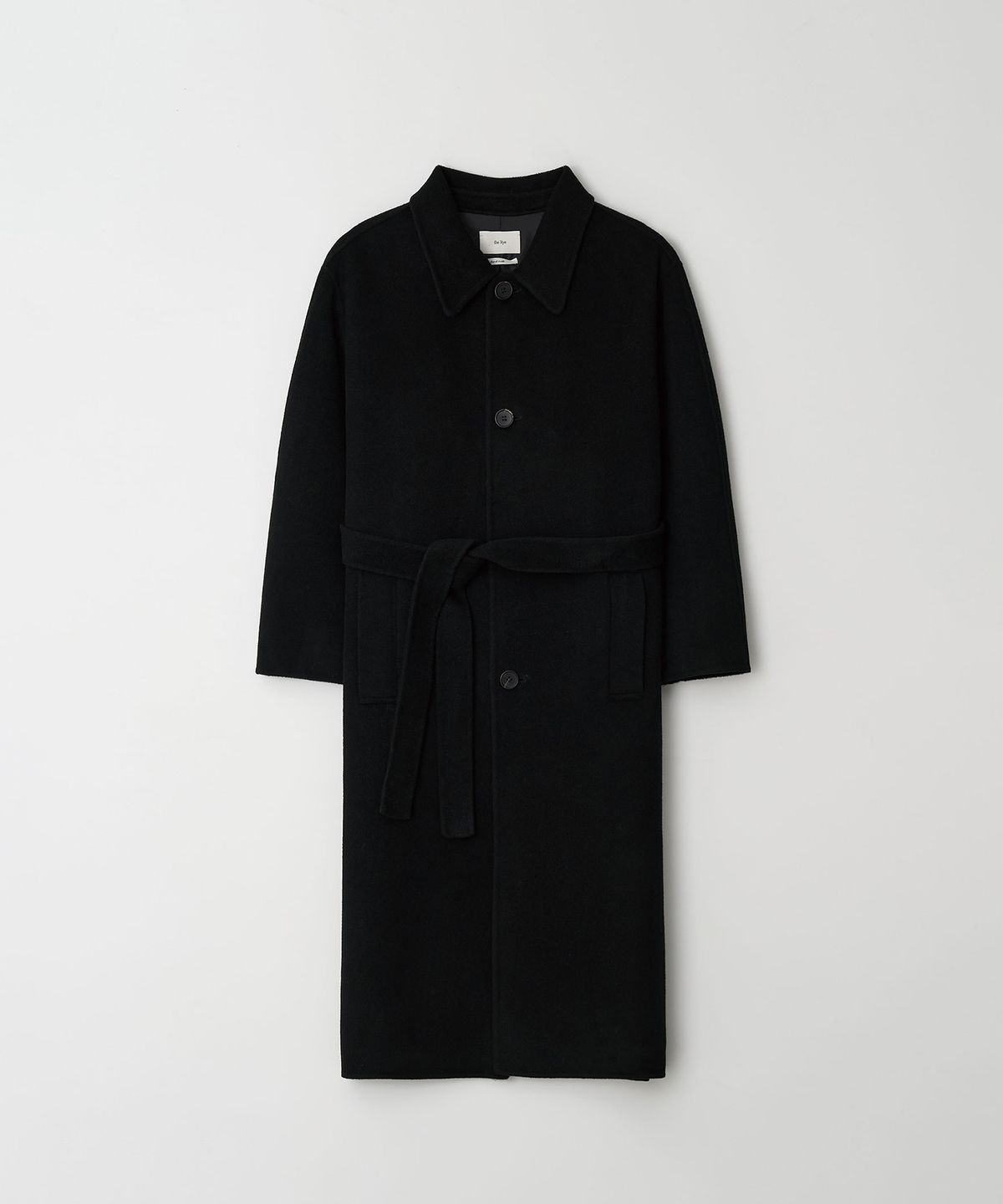 더라이(THERYE) Balmacan Handmade Coat(Black)