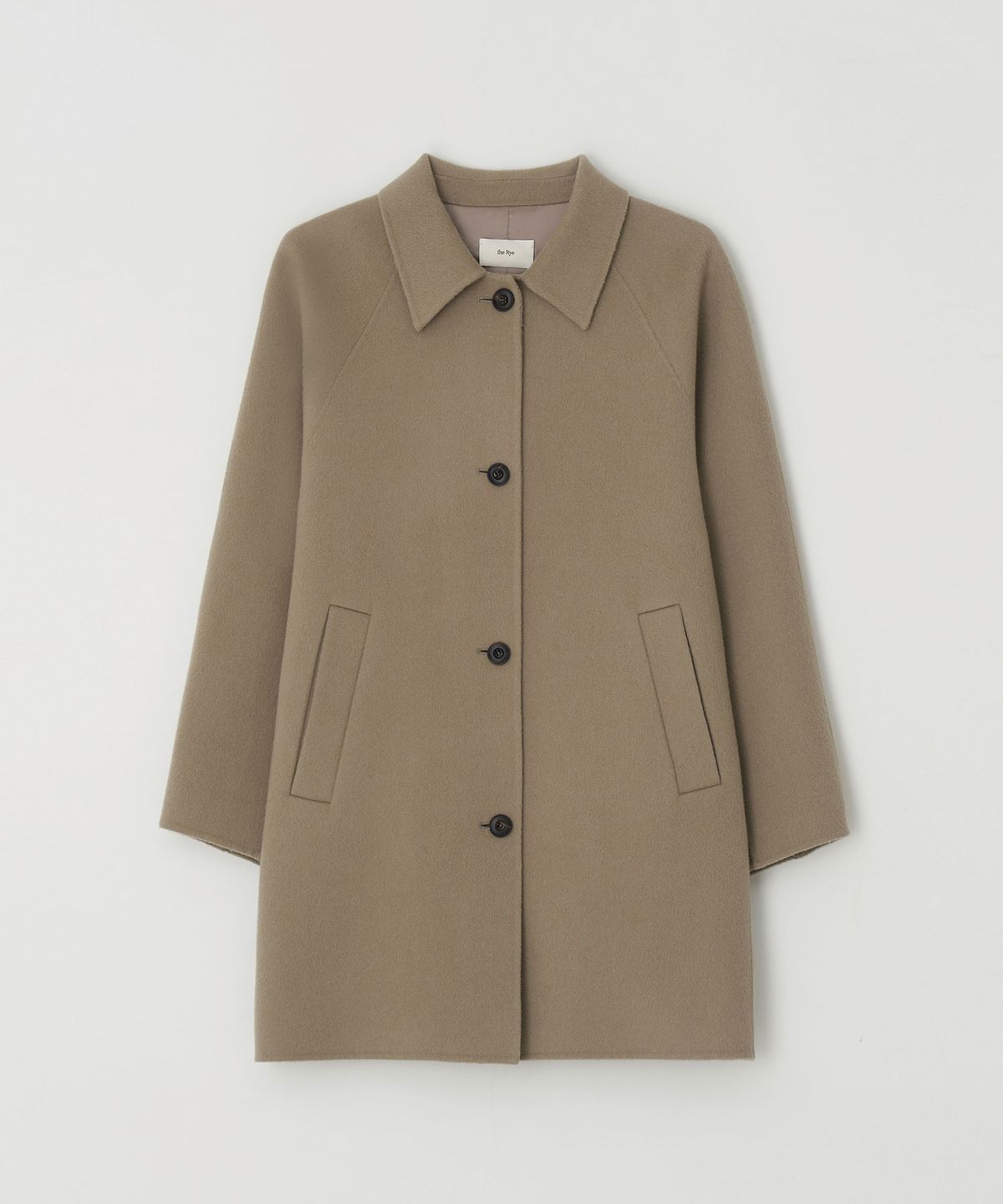 더라이(THERYE) Raglan Half Handmade Coat(Beige)