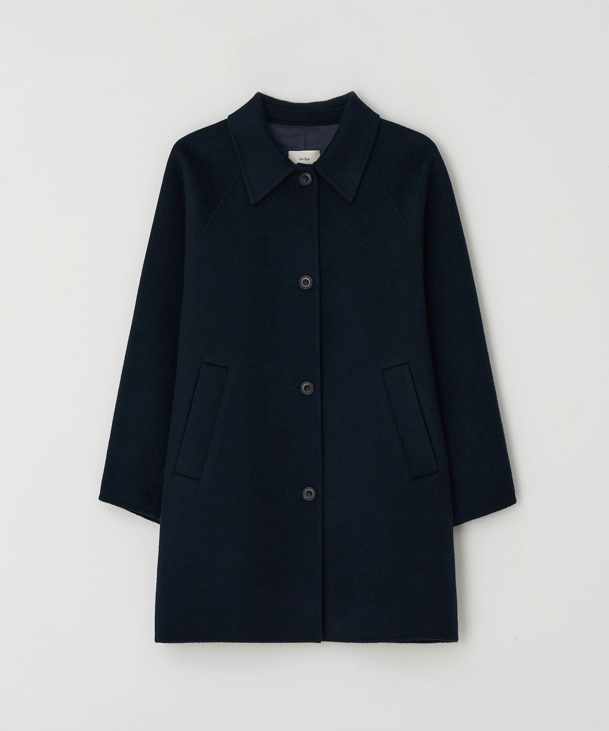 더라이(THERYE) Raglan Half Handmade Coat(Navy)