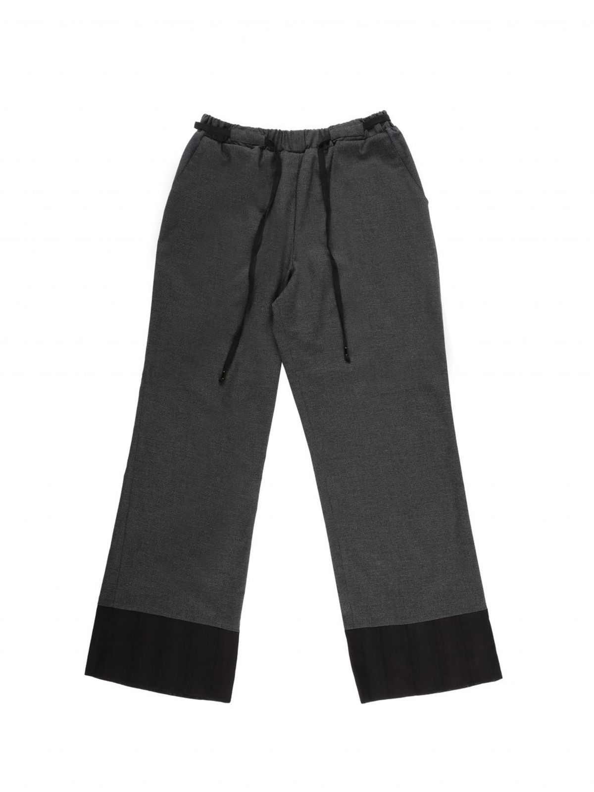 온스카(ONSKA) CHECK LACE PANTS (BLACK)