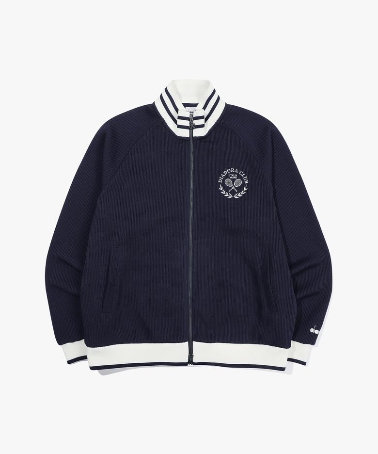 쿼터페이스 트랙 자켓 NAVY