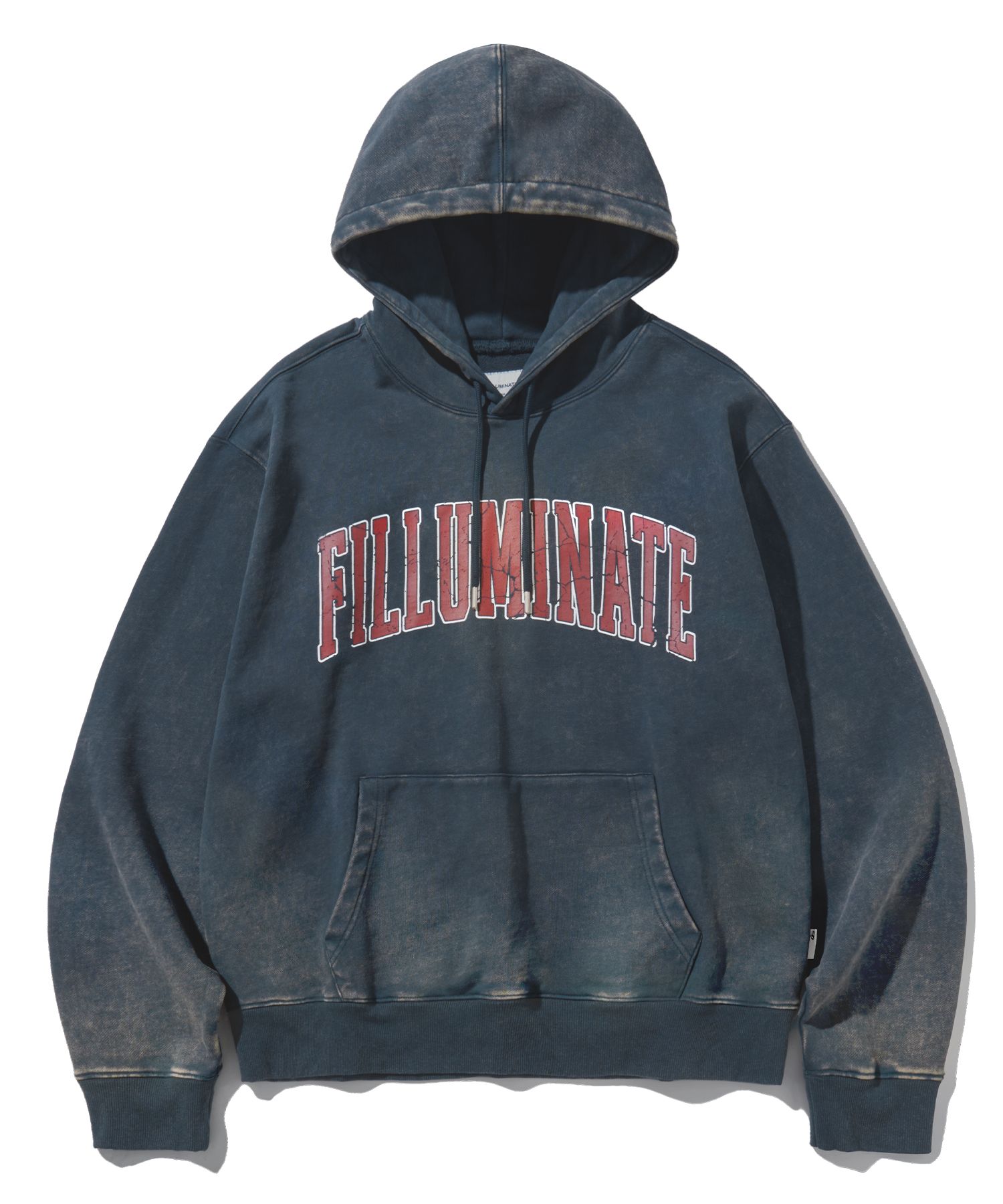 MUSINSA公式 | FILLUMINATE ウォッシュドアーチロゴフードパーカー 