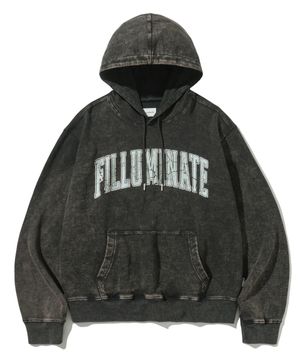 워시드 아치 로고 후디-차콜