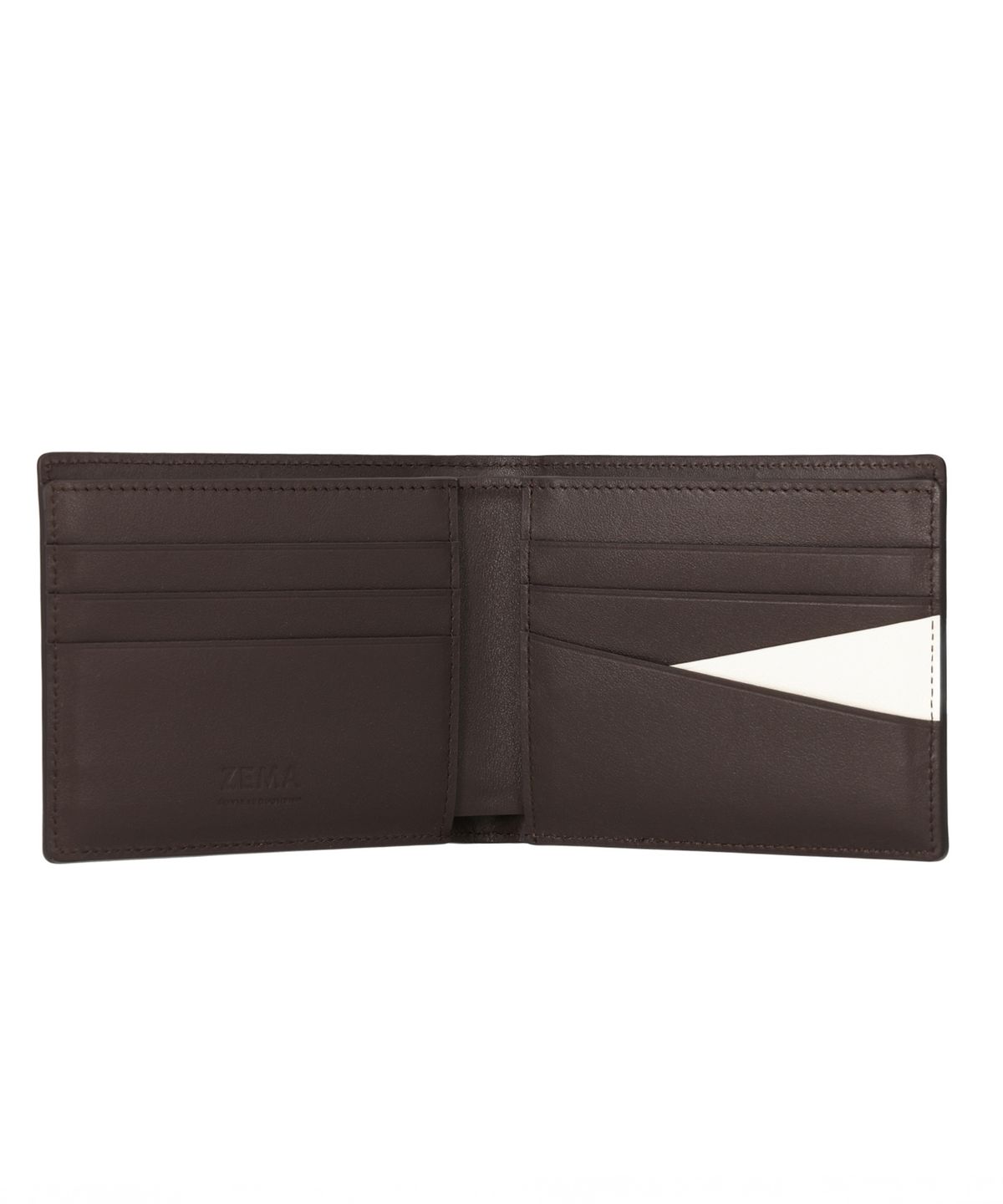 제마 에르베 르 코티디앙(ZEMA ÉLEVER LE QUOTIDIEN) Cachette Billfold  - Espresso Brown (까쉐뜨 빌폴드)