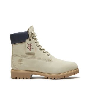 (남성) 프리미엄 6인치 레이스 워터프루프 부츠 - 라이트 베이지:다크 블루 / A6G1R-AFJ