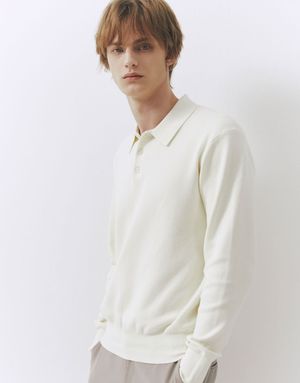 코튼 폴로 워셔블 니트 스웨터 10056511/056511 [3color]