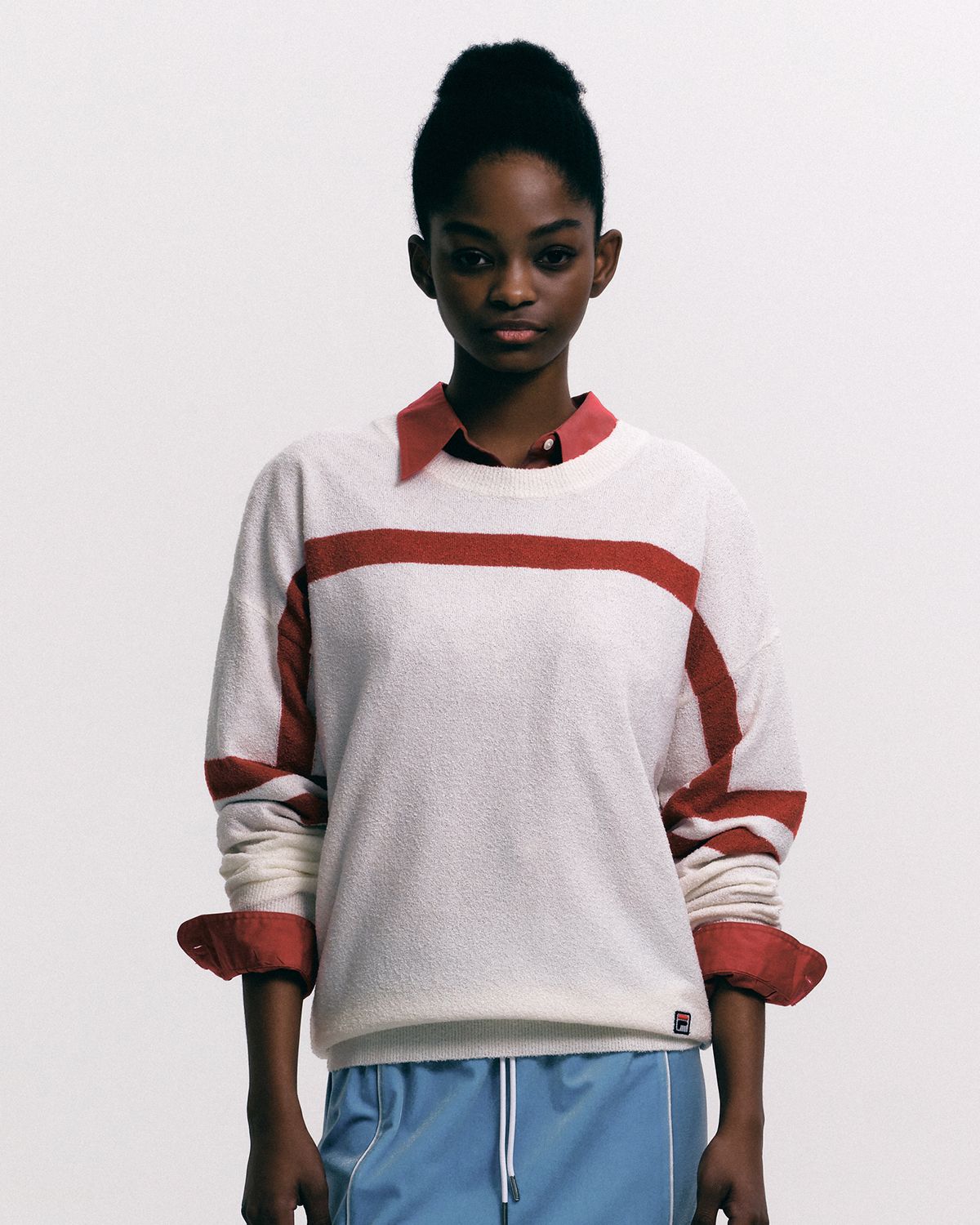 휠라(FILA) [FILA HERITAGE COLLECTION] 헤리티지 크루넥 스웨터(FS261ST99X001150)