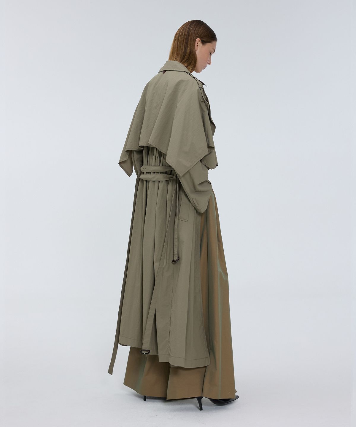 므아므(MMAM) Cape trench coat