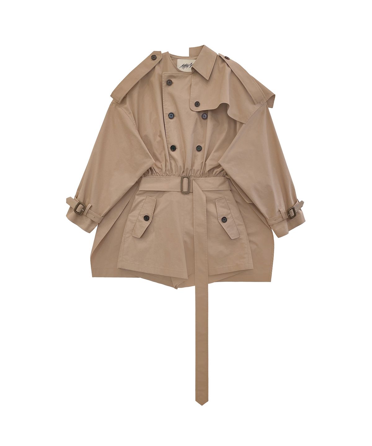 므아므(MMAM) Signature trench coat short jumpsuit