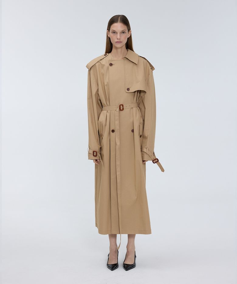 Origami trench coat