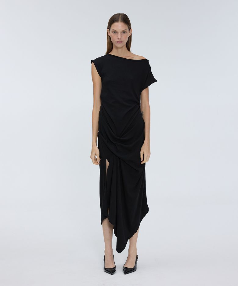 Soft drape cotton dress