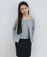 포인텔 슬리브리스 탑 가디건 세트 [멜란지 그레이]