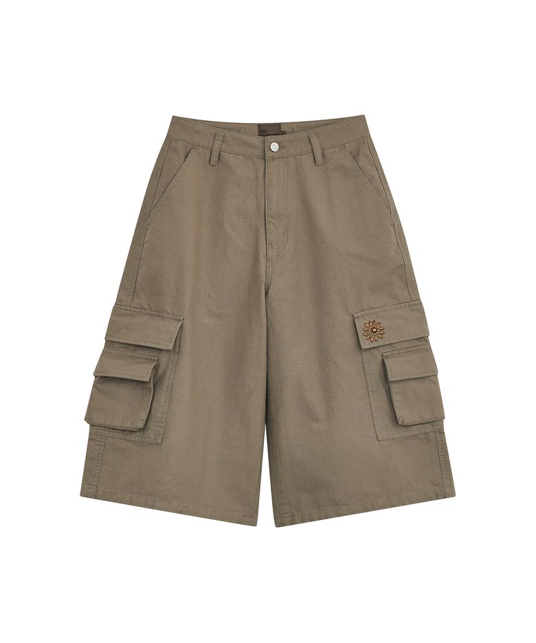 OX. CARGO SHORTS [BEIGE]